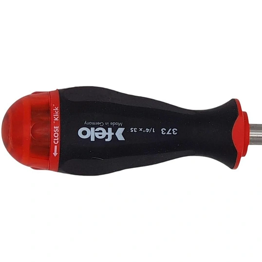 Отвертка с магнитным держателем под биты с набором бит 8шт Felo 37320805