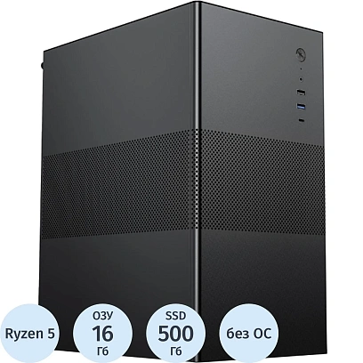 Системный блок Bigtech 5TF  Ryzen 5 7600,B650,16Gb,500Gb,650W,NoOS