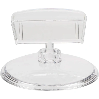 Ценникодержатель настольный на круглой подставке ширина клипсы 38мм,10шт/уп