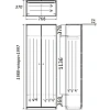Гардероб Easy One каркас LT 22/16 768х367 сосна винтер В1997
