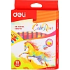 Пастель масляная Deli ColoRun 18 цв/наб EC20210