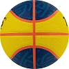 Мяч баскетб. TORRES 3х3 Outdoor, B022336 р.6, 8 панелей, желто-синий