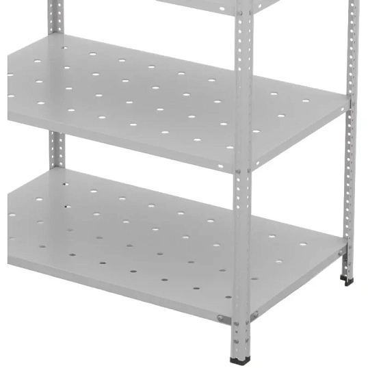 Стеллаж металлический ГТС_ТС Лайт, 2200x1000x500, Полки: 6 шт. метал. перф