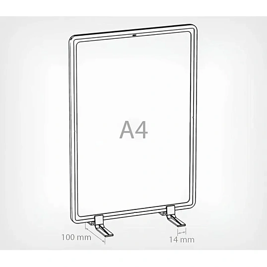 Набор стойка информационная А4 (2рамки + 2кармана)