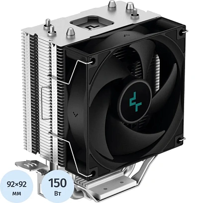 Кулер DEEPCOOL AG300 LGA1700/1200/115X/AM5/4 150Вт,PWM