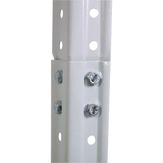 Стеллаж металлический MZ_СТФЛ 1800х700х300 мм,4 полки,разборн.стойка(grey)