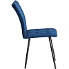 Стул Комус Мебель Flame велюр, 41х55х89, Blue (синий)