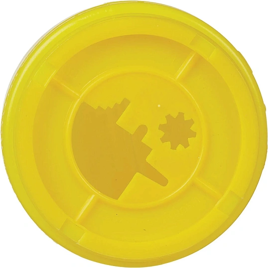 Емкость-контейнер д/сбора ост.инстр.с иглосъем.Б Жел. 1,5л, 40шт/уп, ОЛДАНС