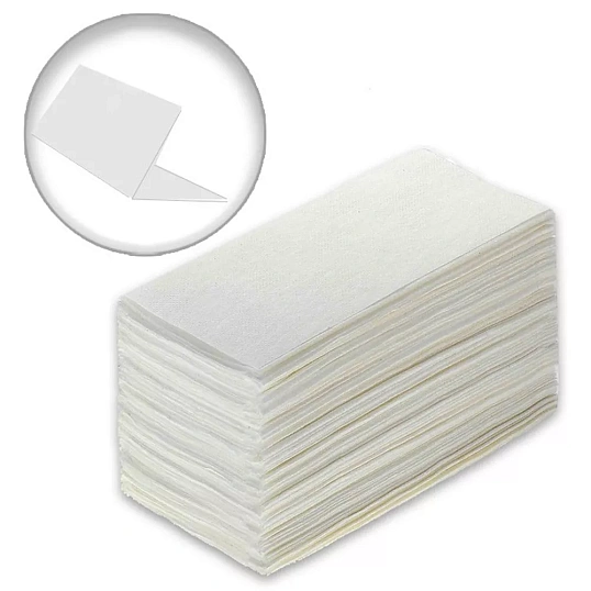 Полотенца бумажные д/дисп Teres Стандарт 1сл V(ZZ)слож 250л/пач 20пач/уп