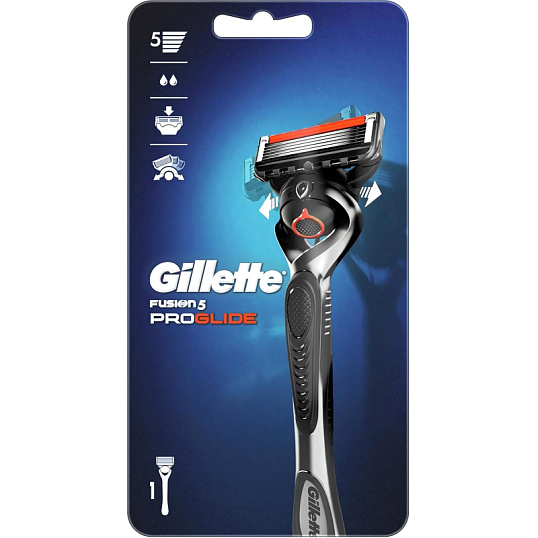 Бритва с 1 смен.кассетой GILLETTE Fusion ProGlide Flexball 7702018388707
