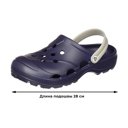 Сабо мужские EVART Ола фиолетово-синий/дымчатый серый р.40