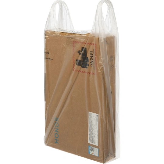 Пакет-майка на бутыль 19л ПНД, 32+20x68см, прозр, 18мкм, 100шт./уп