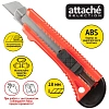 Нож универсальный Attache Selection 18мм,метал.направл.,Push lock