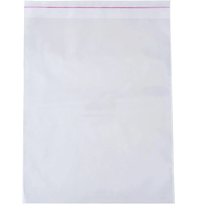 Пакет БОПП 300x400мм+40мм клапан со скотчем 30мкм  100шт/уп