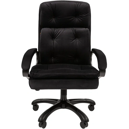Кресло VT_Chairman 442 ткань R 015 черный пластик черный