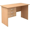 Стол MON_Канц с подвесной тумбой СК27.10 1200х600х750 бук невский