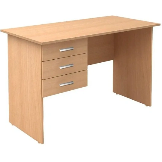 Стол MON_Канц с подвесной тумбой СК27.10 1200х600х750 бук невский