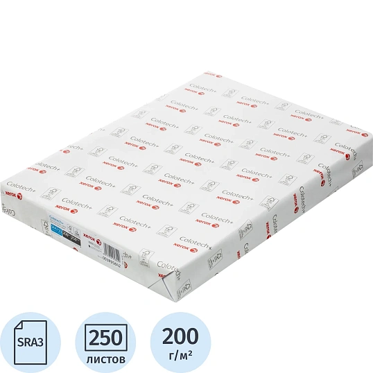 Бумага для цв.лазер.печ. Xerox Colotech + ( SRA3, 200 г/кв.м, 250)