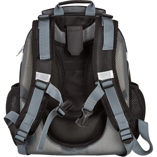 Ранец Комус Класс Динозавр Boss, 2 отд., эргоном. cпинка, светоотр. ткань