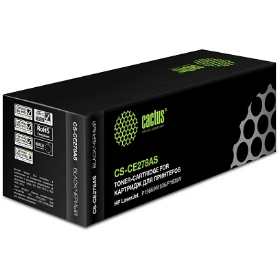 Картридж лазерный Cactus CS-CE278AS CE278A чер. для HP LJ P1566/P1606w