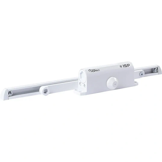 Доводчик дверной Isparus 430 Slider (40 - 100 кг) со скольз. тягой (белый)
