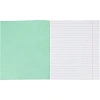 Тетрадь в зеленом офсете 18л.,  линия, штука, внутр.блок 100% белизна