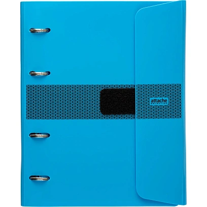 Бизнес-тетрадь со смен.блоком 120л,кл,А5, Голубой,пропилен. обл. налипучке