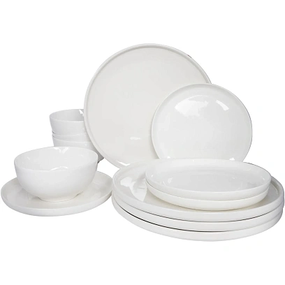 Набор столовой посуды 12 пр, цв.белый