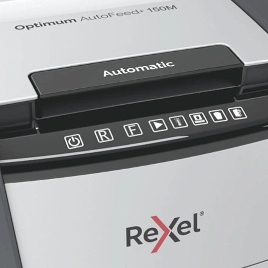Шредер (уничтожитель) Rexel Optimum AutoFeed+ 150M EU, P-5/150лст/автоп/44л