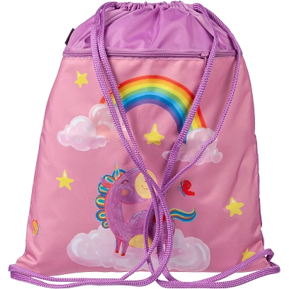 Мешок для обуви Комус Класс Волшебный Единорог 360x470 мм, карман, МО-26-2