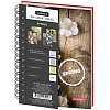 Бизнес-тетрадь Spring А5,120л, клетка, Mariner на спирали, 0018