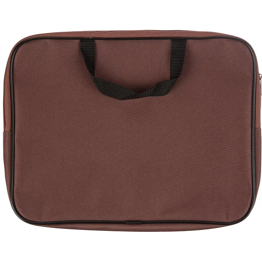 Папка для тетрадей  Fashion беж/чер А4,молн/ручки/ткань,40, ПМД2-20