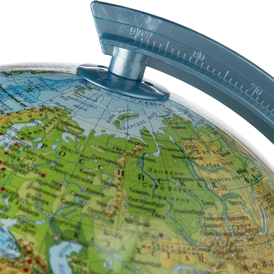 Глобус Физический Полит 25см с подсветк ОСН1234012