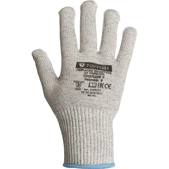 Перчатки TOPFORT для защиты от порезов Сполдер F размер 9