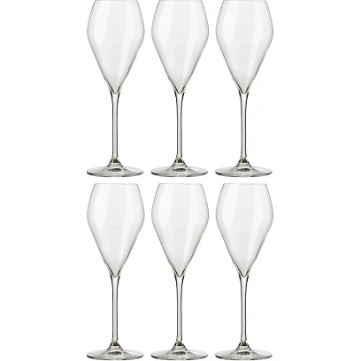 Набор бокалов-флюте 'Мод' хр.стекло 240мм d=72,h=215мм;прозр. 6шт/уп