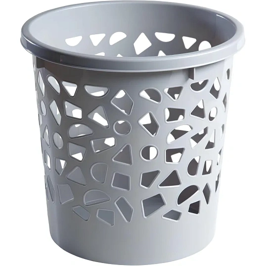 Корзина для мусора 9,6л пластик, с держателем