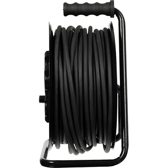 Удлинитель Topfort КГ 3х2,5 50м, на мет.катушке, с/з.,с/загл.,IP44