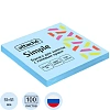 Стикеры Attache Simple 51х51 мм пастельные голубые (1 блок,100 листов)