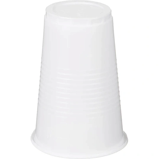 Стакан одноразовый 200мл белый, ПП, А25, 2000шт/кор