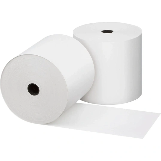 Ролики для касс 80 мм 50м вт.18 т/б 44гр/м2, 10шт/уп (спайка) (Омнибус)