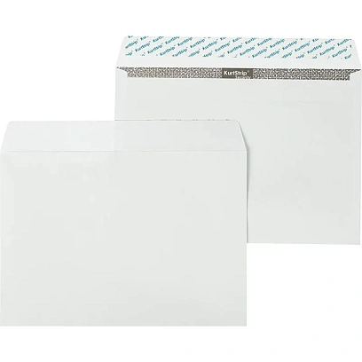 Конверт белый С4 стрип security 229х324 90г КОМУС 50 шт/уп