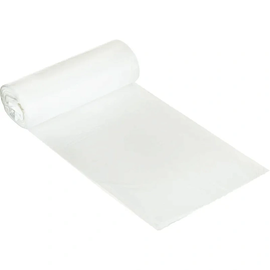 Мешки для мусора ПНД 35л 6мкм 30шт/рул белые 48х55см Luscan