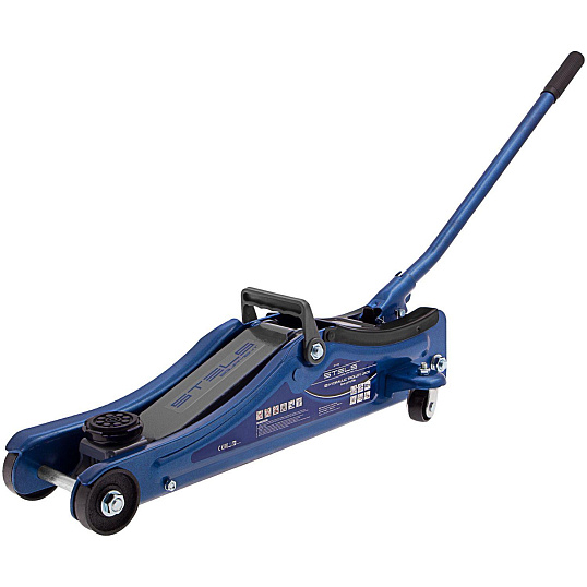 Домкрат гидрав подкат 2т Low Profile, 80-380 мм, в пласт. кейсе Stels 51130