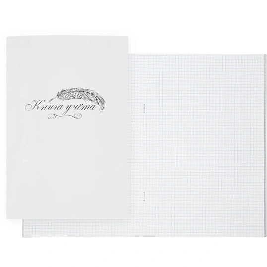 Книга учета Выбор есть А4 48л клетка блок типограф обл. картон