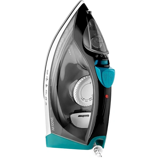 Утюг BRAYER BR4008,2400 Вт,керам,пар140 г/мин,антикапля,330 мл,верт.отпар