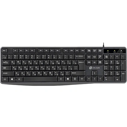 Клавиатура Oklick 145M черный USB (1659983)