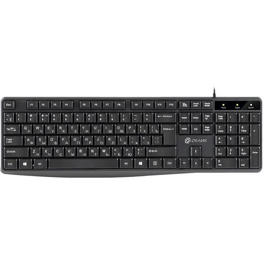 Клавиатура Oklick 145M черный USB (1659983)