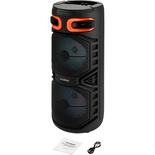 Акустическая система Hyundai H-MC1213, черный 20Вт/FM/USB/BT/micro SD