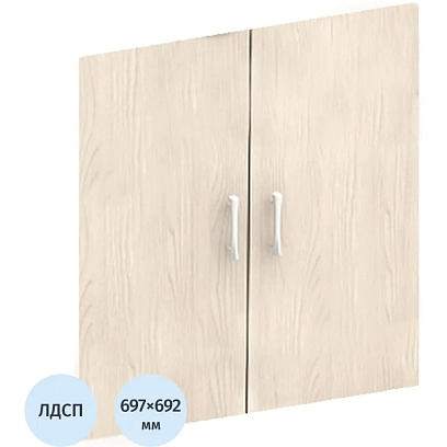 Двери MON_Канц низкие Лдсп (2шт.) ДК32.15 дуб.мол