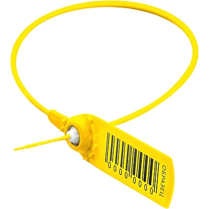 Пломба пластиковая номерная Фаст 330, желтый, 1000шт/уп